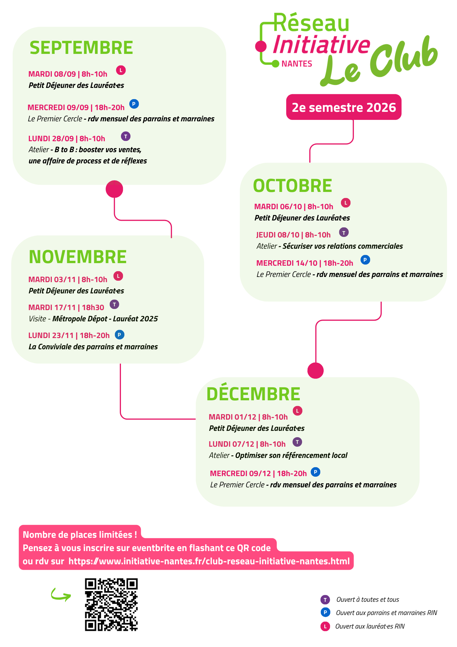 Programme Club - 2e semestre