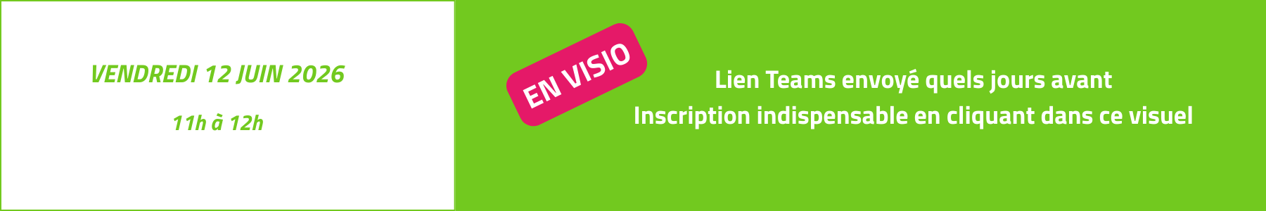 Réunion d'information parrainage